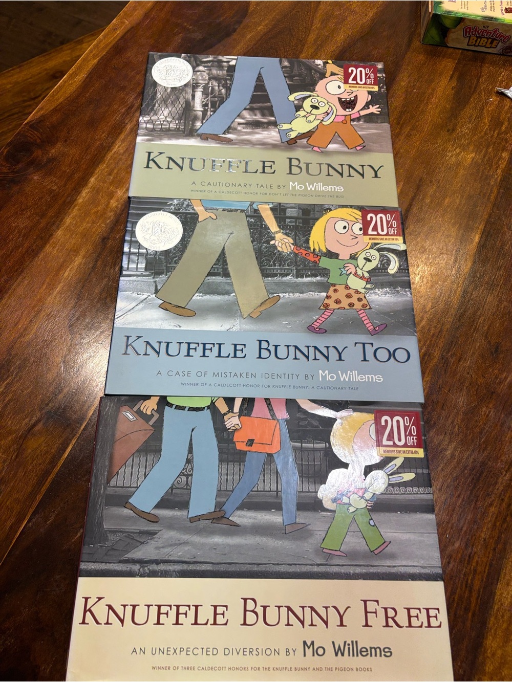 Knuffle Bunny Book Set by Mo Willems - Colorful Covers